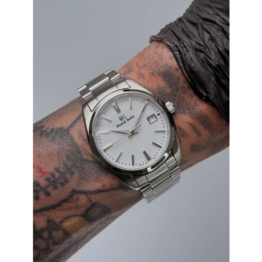 Custom Seiko Mod • Premium White GS SBGX259 Quartz Watch • 37mm